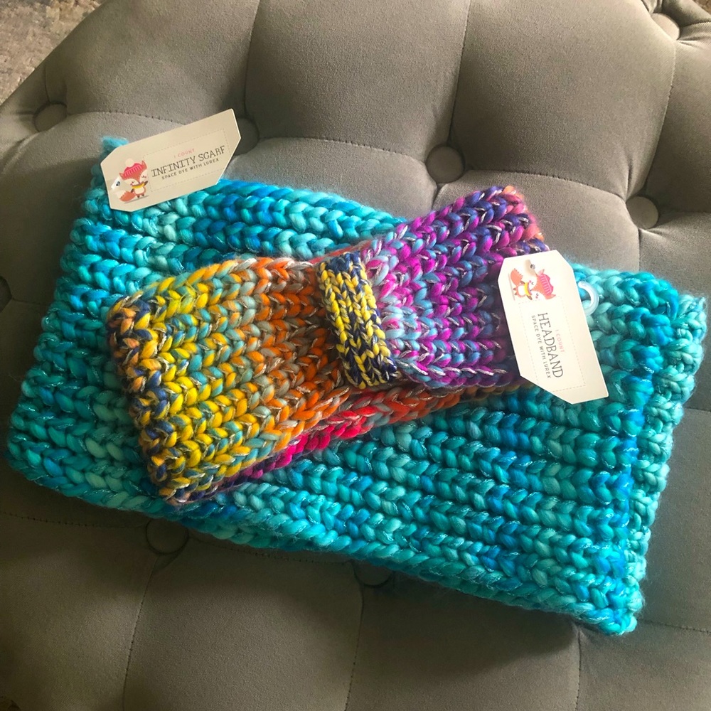 🤑 Scarf & Winter Headband Set 🧣❄️